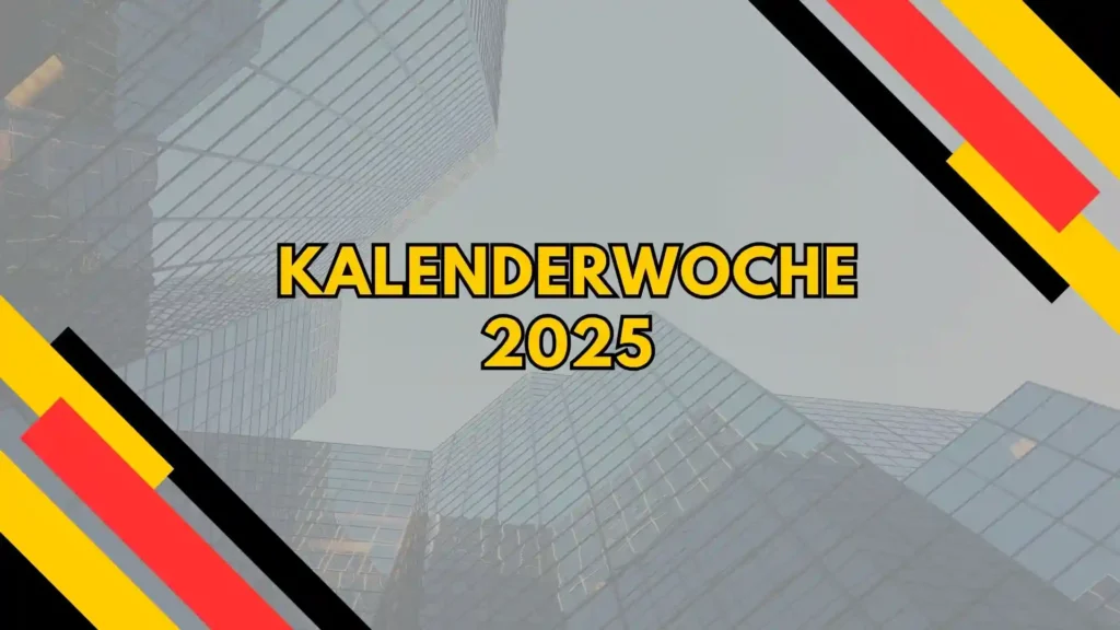 Kalenderwoche 2025 - Welche kw haben wir