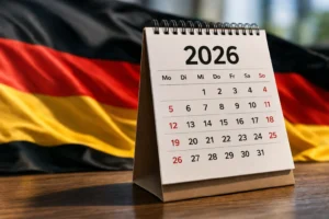 Kalender Deutschland mit Feiertagen, Ferien und Kalenderwochen